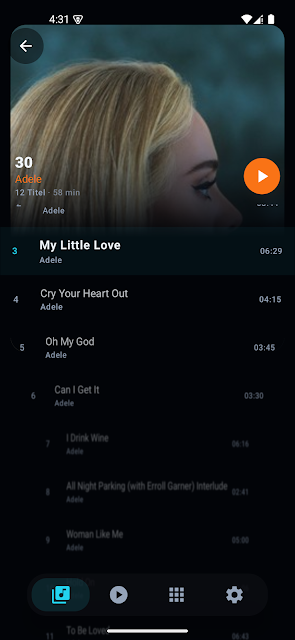 Vibe Music & Podcast Launcher — album detail