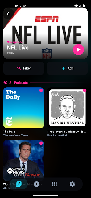 Vibe Music & Podcast Launcher — podcasts